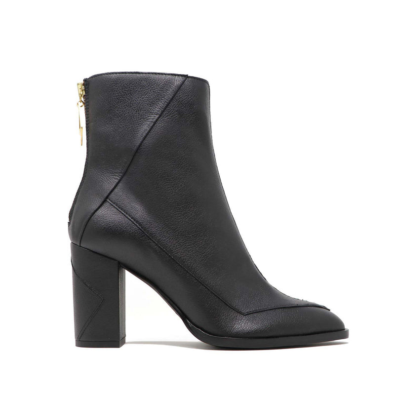 Sylven Almasi Black vegan apple leather boots