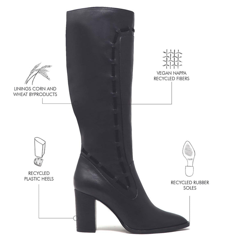 STRADA black vegan nappa